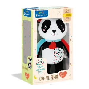 Soft toy panda Clementoni Love me Panda Interactive model 17680 — washable, suitable from 0 years, indoor & outdoor