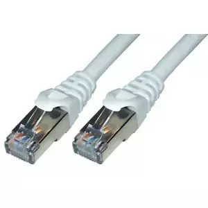 MCL Cable RJ45, CAT 6, Grey, 0.5 m tīkla kabelis Pelēks 0,5 m