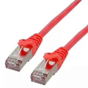 MCL FCC6ABMSHF-0.5M/R сетевой кабель Красный 0,5 m Cat6a S/FTP (S-STP)