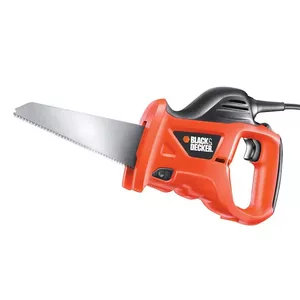 Пилорама (bucksaw) Black & Decker KS880EC-QS — длина полотна 23,9 см, эргономичная рукоять, оранжевый