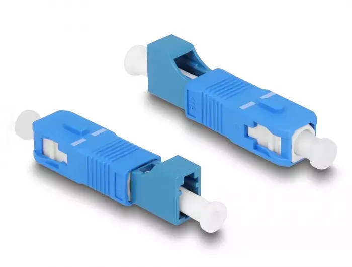 DeLOCK Optical Fiber Hybrid Coupler SC Simplex male to LC Simplex female Photo 2