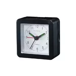 Аналоговые часы TechnoLine SC Black – TechnoLine SC компактные аналоговые настольные часы, чёрные