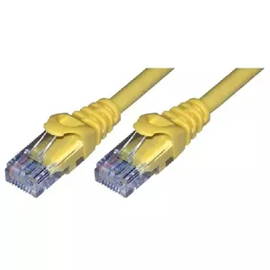 MCL 0.5m Cat6 U/UTP networking cable Yellow U/UTP (UTP)