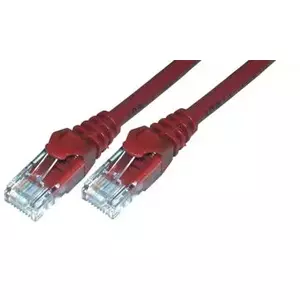 MCL 0.5m Cat6 U/UTP networking cable Red U/UTP (UTP)