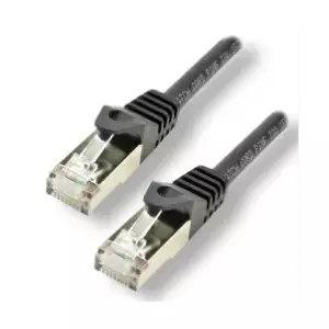 MCL FCC7BMSF-0.3M/N networking cable Black Cat7 S/FTP (S-STP)