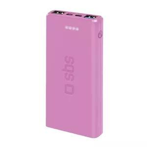 SBS TTBB10000FASTP внешний аккумулятор Литий-полимерная (LiPo) 10000 mAh Розовый