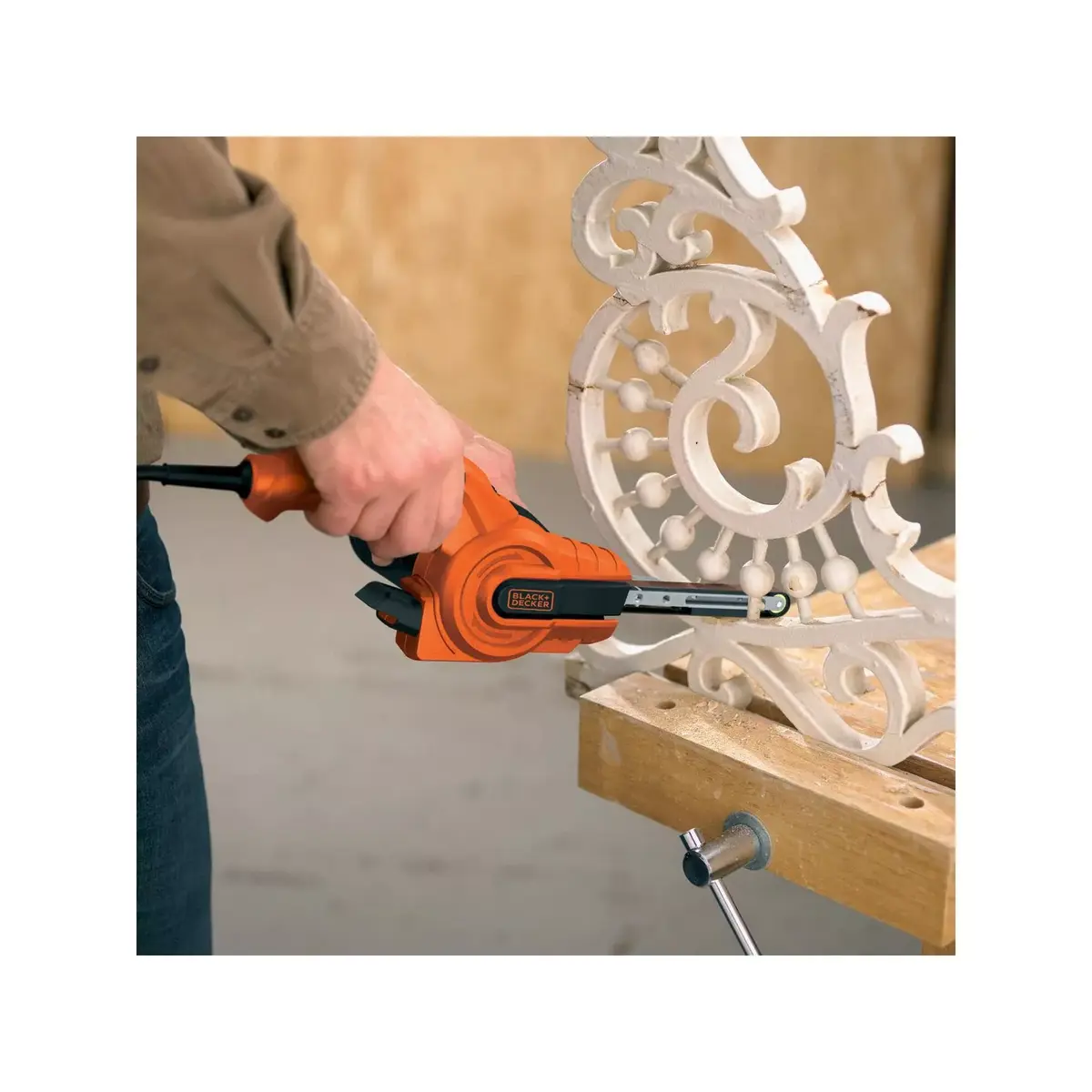 Ленточная шлифмашина Black & Decker KA900E Photo 3