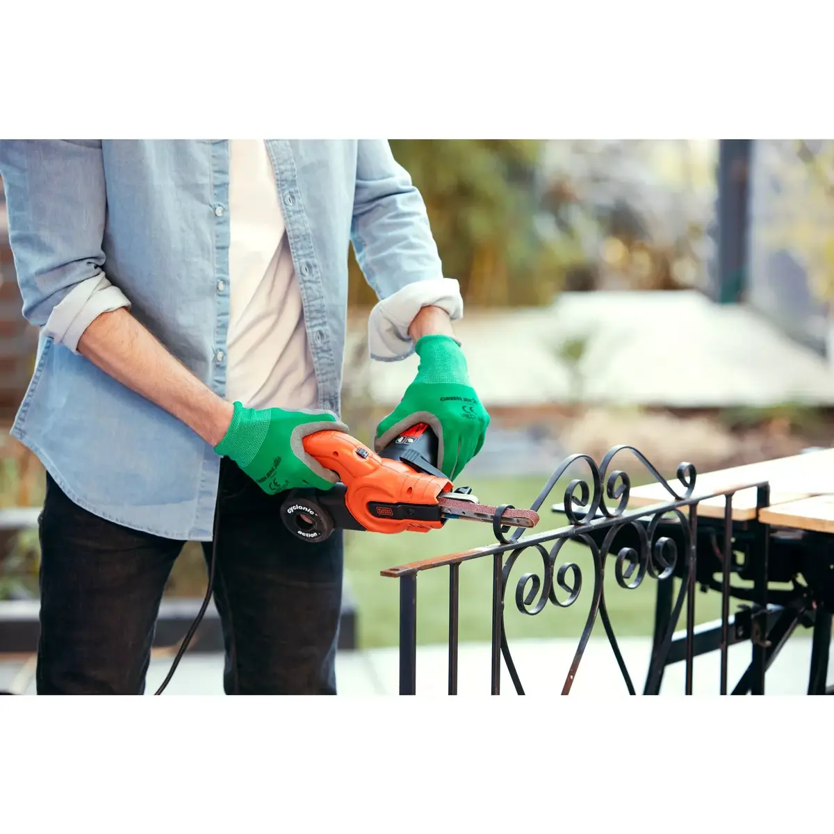 Ленточная шлифмашина Black & Decker KA900E Photo 6