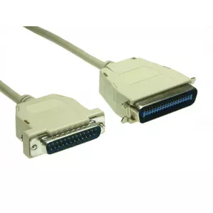 Paralēlais kabelis Good Connections 4090-06 — 25 kontaktu Sub D uz 36 kontaktu Centronics, 0,6 m, balts