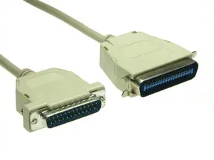 Параллельный кабель для принтера Good Connections Белый 0.6 м с разъемами 25-pin Sub D и 36-pin Centronics