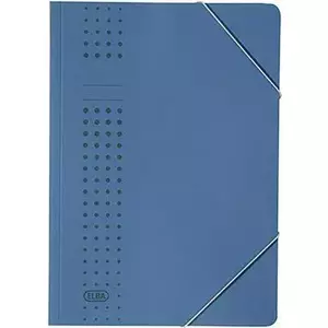 Elba binder clamp 33470 DB for A4 documents, dark blue, capacity 150 sheets (80 g/m²)