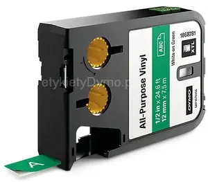 Label tape Dymo All-Purpose Vinyl — Dymo 1868781, durable vinyl label tape