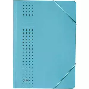 Ring binder Elba 33470 BL A4, 30 mm capacity, metal rings, spine label