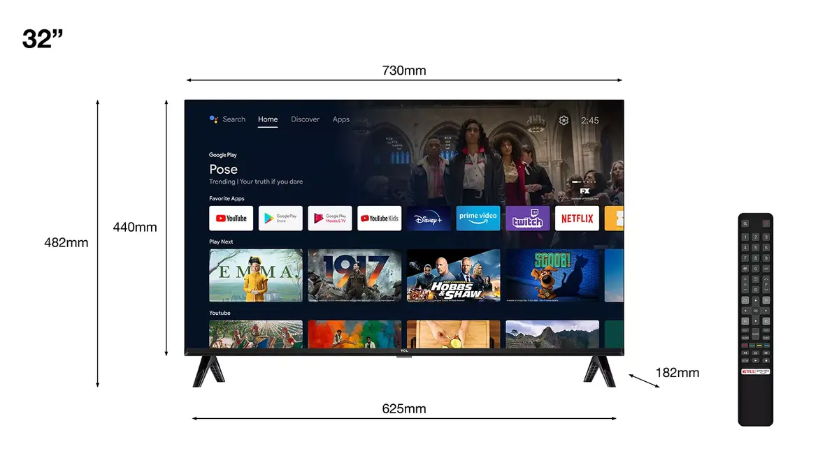 TCL 32S5400A 32" HD LED телевизор Photo 2