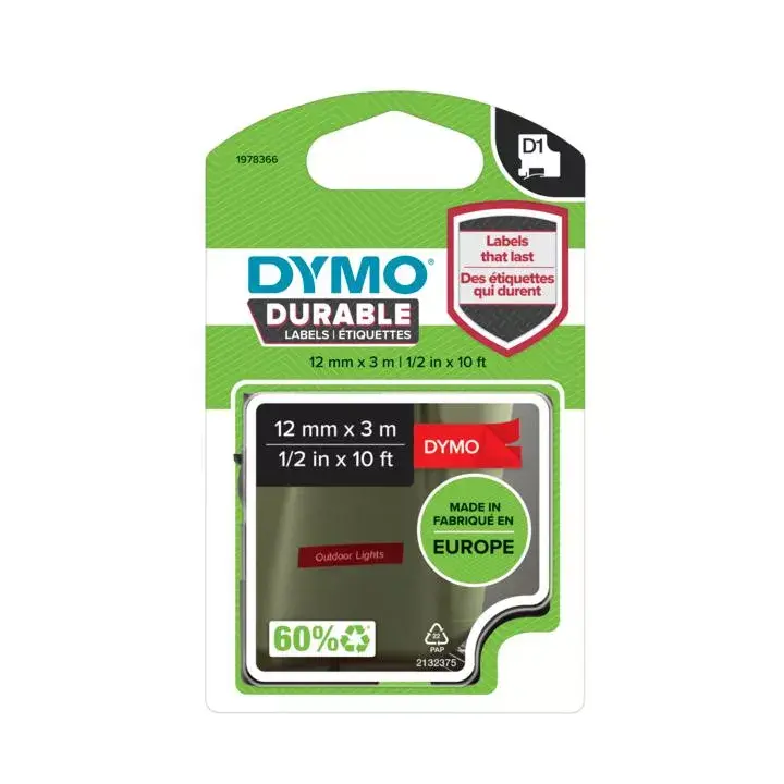 Marķēšanas lente DYMO D1 Durable 12mm Photo 2