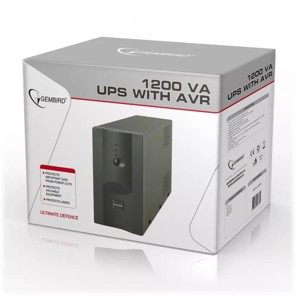 ИБП Gembird UPS-PC-1202AP 1.2 kVA / 720 W Photo 3