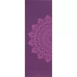 Yoga mat Gaiam Purple Mandala model 62202 — standard thickness, non-slip surface