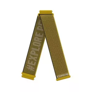 Ремешок Coros 22 мм из нейлона — жёлтый, короткий — для APEX 2 Pro, APEX Pro, APEX 46 мм