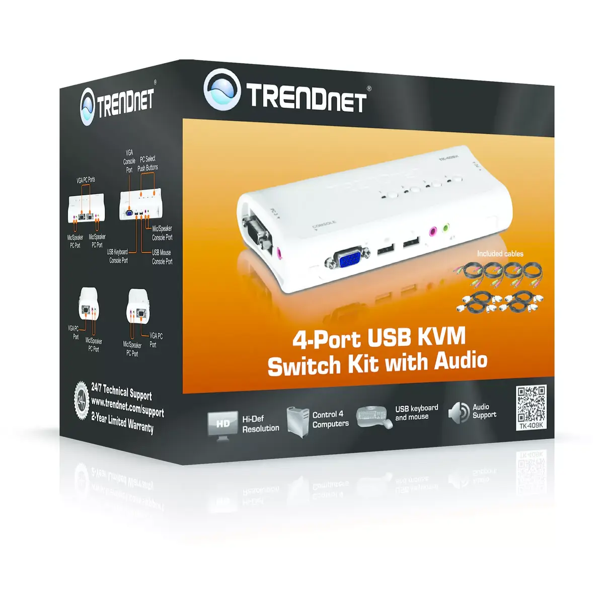 KVM Switch Trendnet TK-409K Photo 6