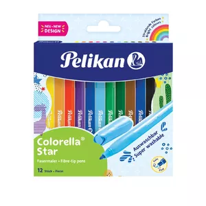 Flomāze Pelikan 822305 Fine Dažādu krāsu 12 gab.