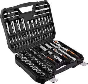 Набор торцевых головок NEO tools 94 шт., привод 1/4" и 1/2", CrV (10-062)