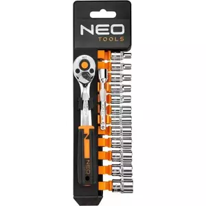 Набор торцевых ключей NEO tools 1/4" привод, 14 предметов, модель 10-000