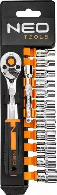 NEO tools 1/4" набор торцевых ключей 14 шт. 10-000 Photo 2