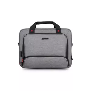 Toploading Laptop Bag URBAN Mixee Edition MTE14UF — 14.1" briefcase, grey, shoulder strap, 675 g