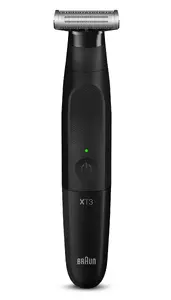Sejas un ķermeņa trimmeris Braun Series XT3200 melns NiMH akumulators mitrā un sausā skūšana 1-5 mm