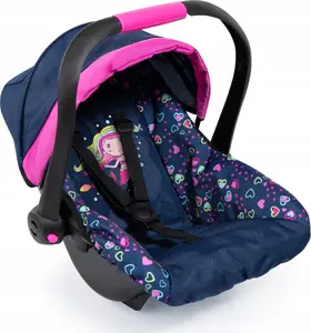 Car Seat BAYER Deluxe with Canopy Navy model 67917AA