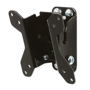 Wall mount B-TECH BT7511/B for flat screens, tilt -10° to 17°, up to 20 kg, for 28" (max 71.1 cm), VESA 75x75–100x100, 5.5 cm wall distance, black