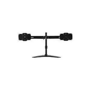 Monitor Arm SILVERSTONE Dual Monitor ARM23BS-L — dual-arm desktop mount, black