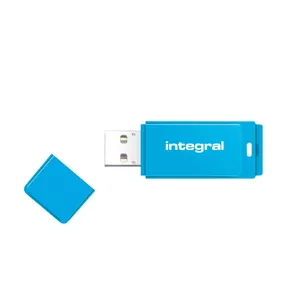 Integral 128GB USB2.0 DRIVE NEON BLUE USB флеш накопитель USB тип-A 2.0 Синий