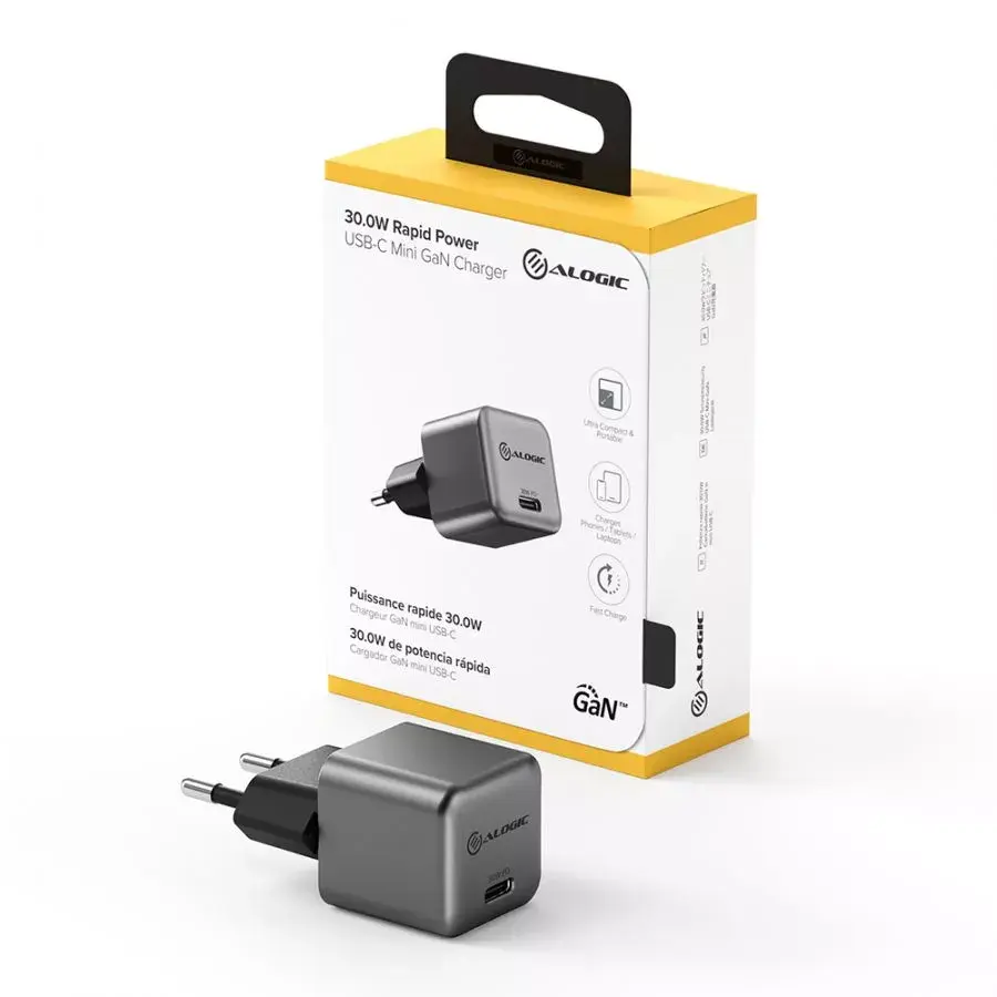 ALOGIC 1X30 30W Rapid Power USB-C MINI GaN Charger Photo 5