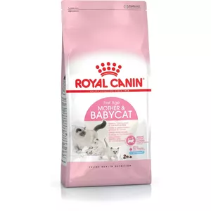 Dry cat food Royal Canin Mother & Babycat 4 kg — poultry, protein 34%, fat 25%, for pregnant, lactating queens and kittens