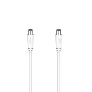 Coaxial Cable Hama 00205047 5 m White Coaxial Connectors