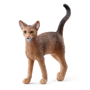 Figure Schleich Abyssinian Cat model 13964, brown, recommended age 3+