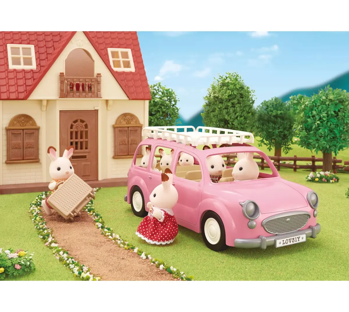 Автомобиль и город Sylvanian Families 5535 Photo 11