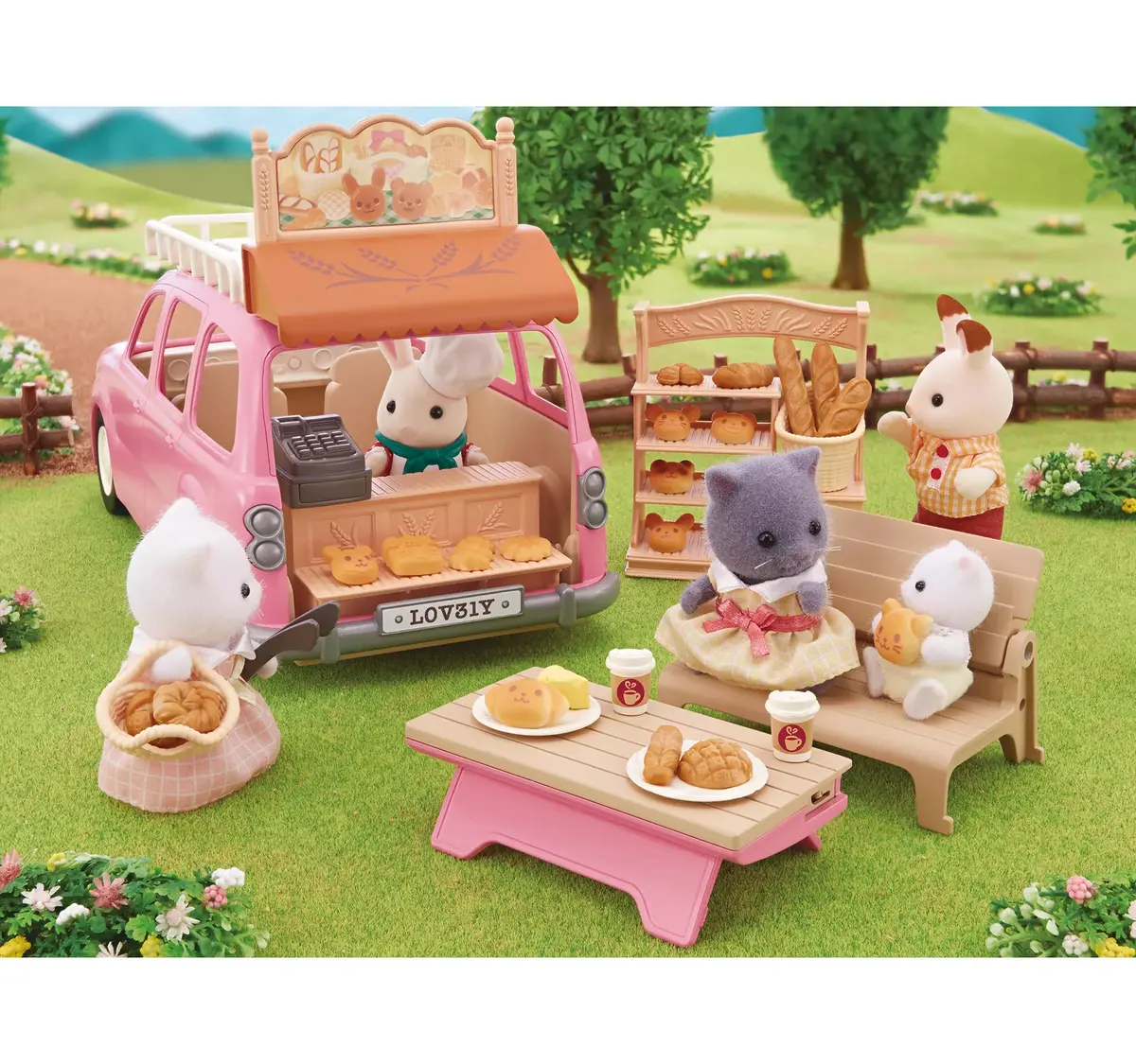 Автомобиль и город Sylvanian Families 5535 Photo 17