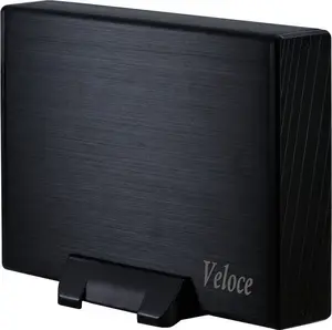 External Hard Drive Enclosure Inter-Tech Veloce GD-35612 Black