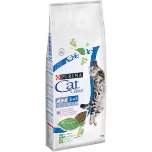 Purina Cat Chow 3in1 сухой корм для кошек 15 kg Взрослый Индейка