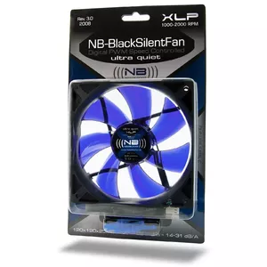 Noiseblocker XLP computer cooling system Computer case Fan Black