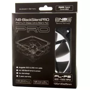 Fan Noiseblocker BlackSilentPro Computer case Fan 12 cm