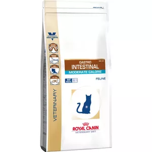 Сухой корм для кошек Royal Canin Gastrointestinal Moderate Calorie 400 г — взрослым, с птицей, для пищеварения, 35% белка, 13% жира