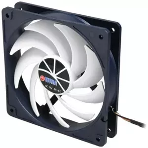 Fan Titan TFD-14025H12ZP/KU(RB) 14 cm Black White