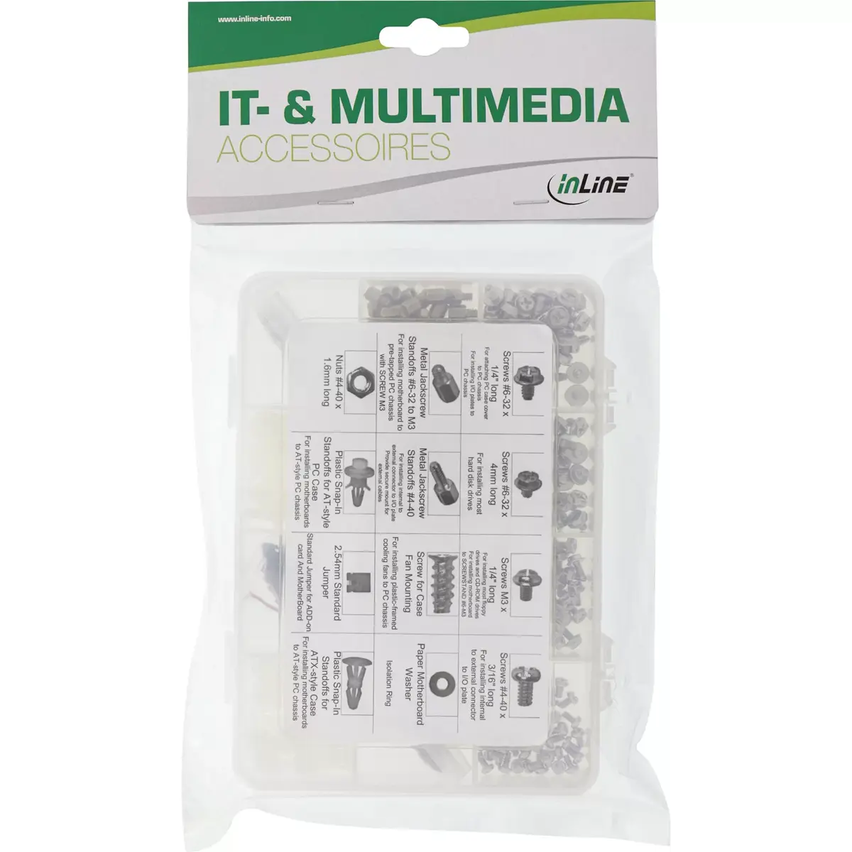 PC / Server Screw Set InLine 77789B Photo 2