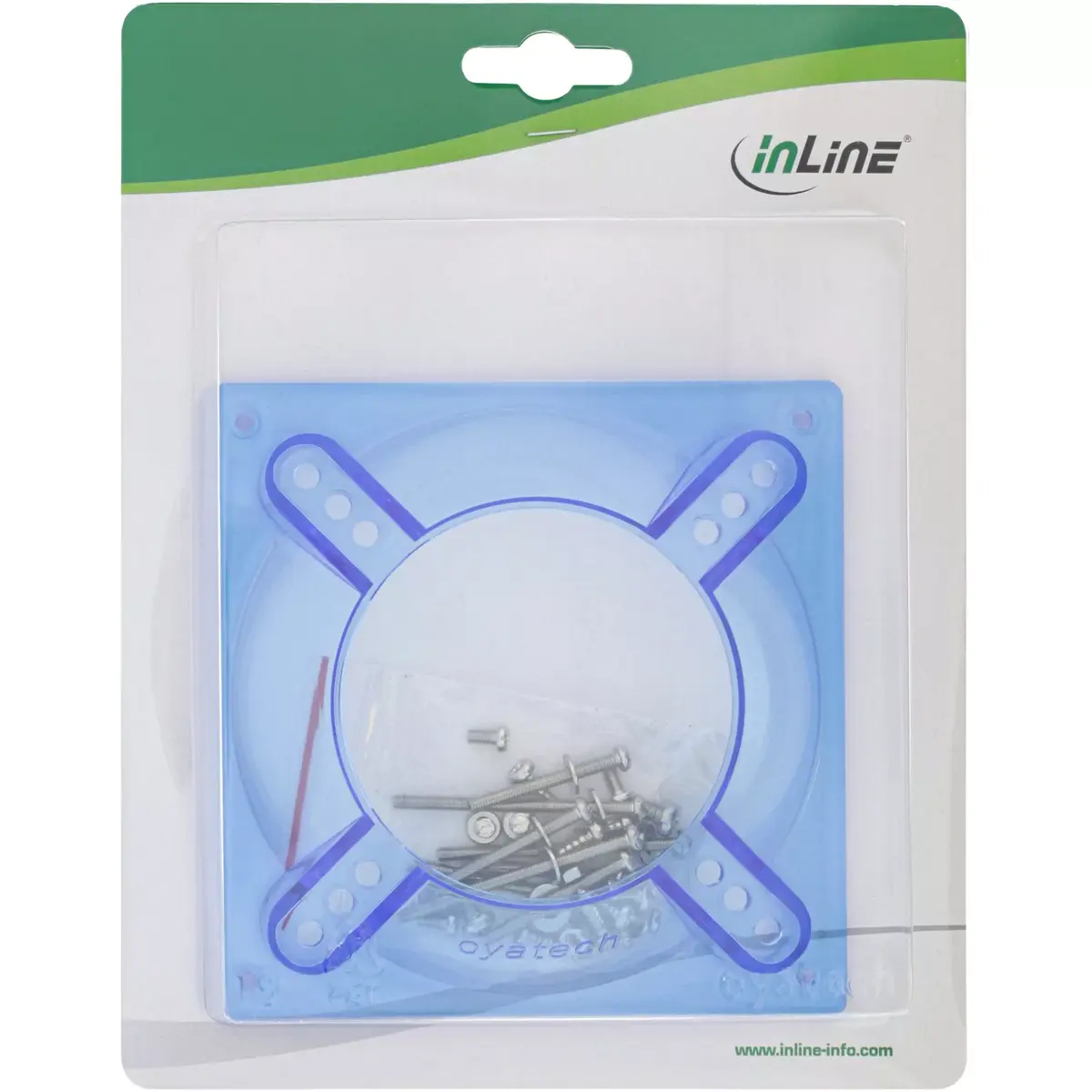 InLine Fan Adapter Acrylic 120mm to 70/80/90mm 36011 Photo 2