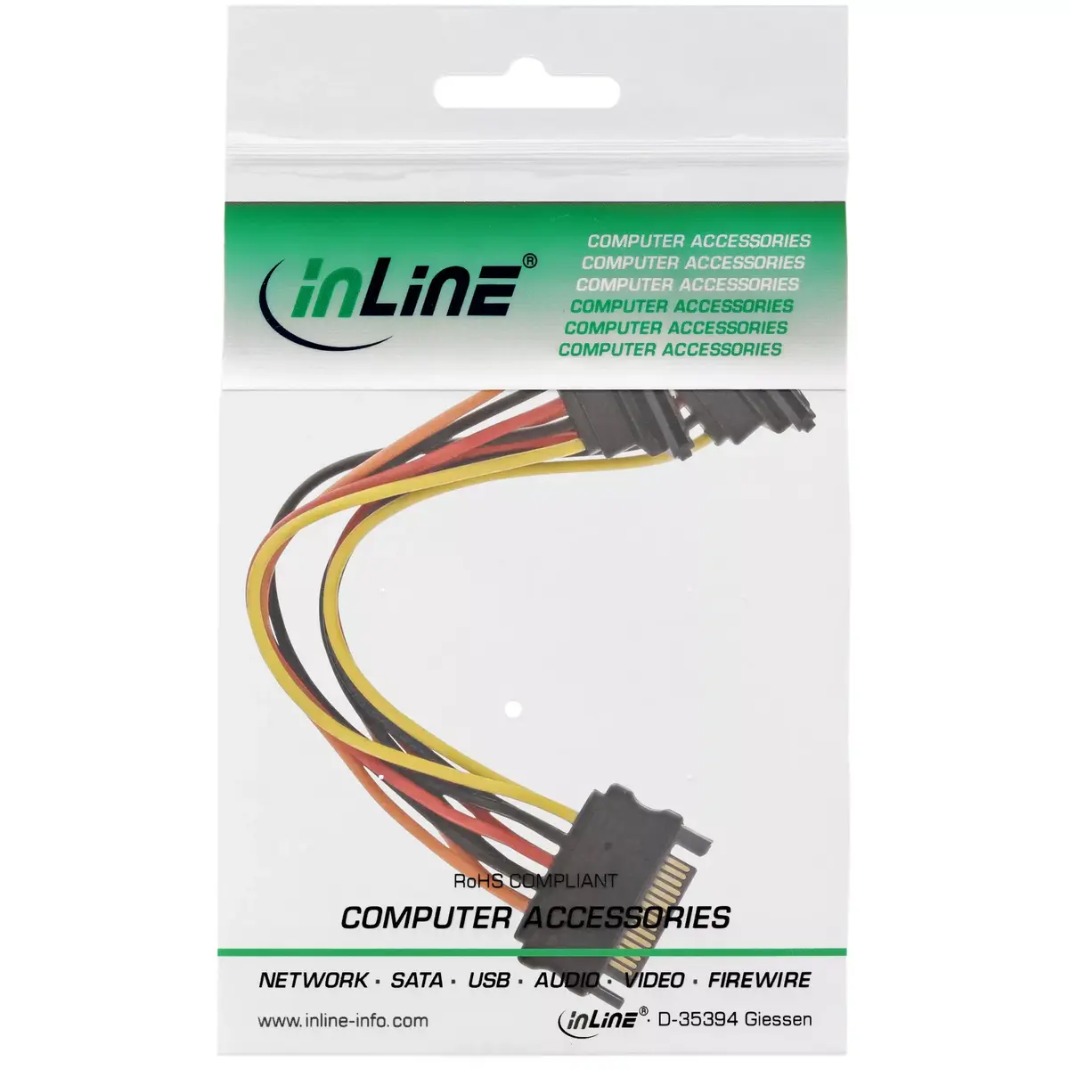 SATA Power Y-Cable InLine 29683W Photo 2