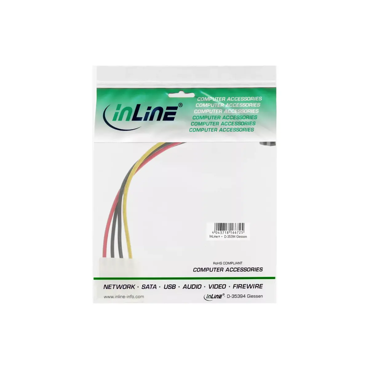 SATA Power Adapter Cable InLine 29670X Photo 2