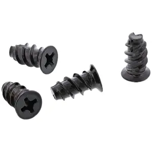 InLine Fan Screws 5.0x10.0mm black 50 pcs. InLine 33371D
